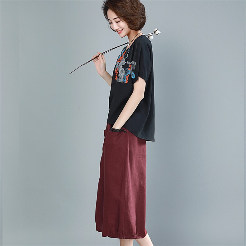 套装时尚休闲百搭2021年夏季新款气质简约宽松,女装套装/套裙,丽影随形