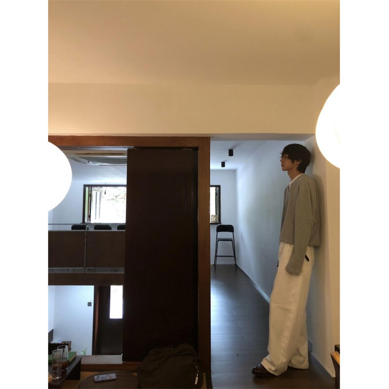 【有货】X1380LL-特P40加绒加厚假两件V领长袖T恤男华夫格卫衣,男装T恤,星座1007（原301D）