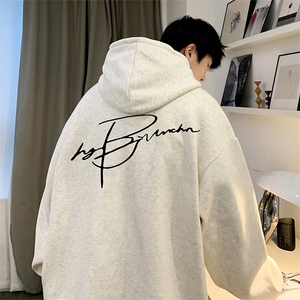 抖音得物供货 可提供视频 秋冬重磅美式宽松连帽卫衣DL1991图片