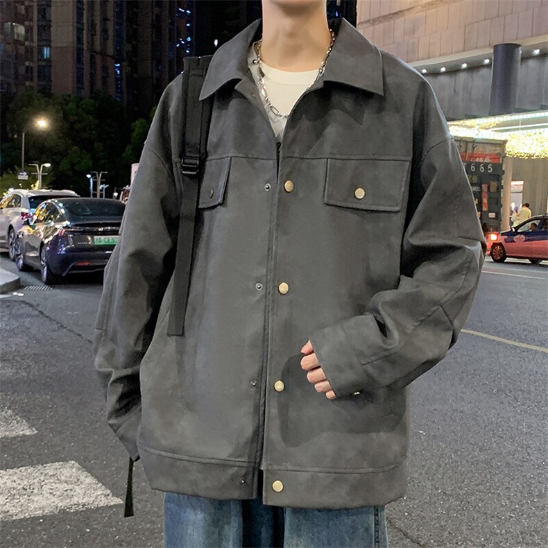 特批P85无差价春季扎染翻领PU皮外套男ins美式痞帅皮衣夹克J2623,男装夹克,电商A001