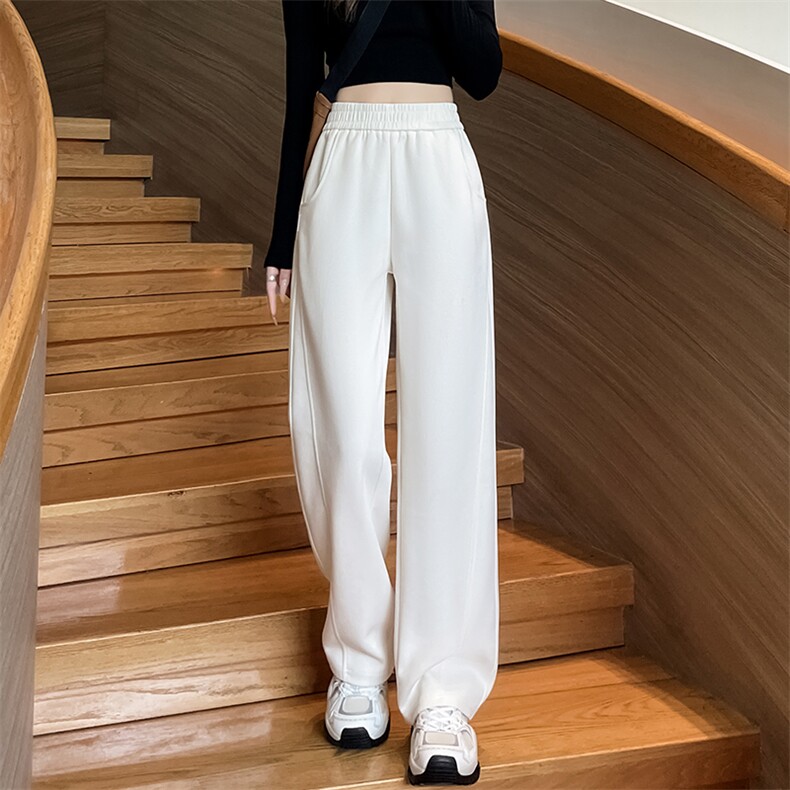 运动裤2025新款休闲小个子直筒卫裤夏季秋冬窄版香蕉阔腿裤,女装休闲裤,云美莎专业女裤-全店现货