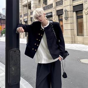 张子墨同款小香风网红高级夹克外套男潮 JK2360-1 P123 (网图）图片