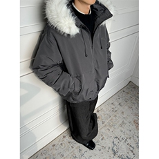 517A-8-Y93-P98毛领可拆卸加棉高品质派克服情侣棉衣外套，男装棉衣，星座517A-8（原B282）