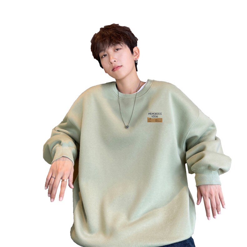 ！圆领卫衣男长袖t恤男WY472-P28加绒款(JR)-P33控价:49,男装卫衣,电商B371