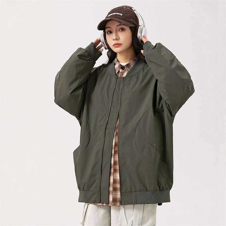 2024秋季新款现货棒球领夹克男冲锋衣外套DSA157B-JK7803-特P65,男装夹克,电商A157B