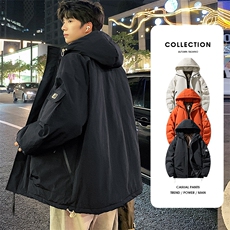2025冬季主推石墨烯工装加厚连帽抗寒冲锋棉服货号YY2319棉衣，男装棉衣，星座1206（原A206）