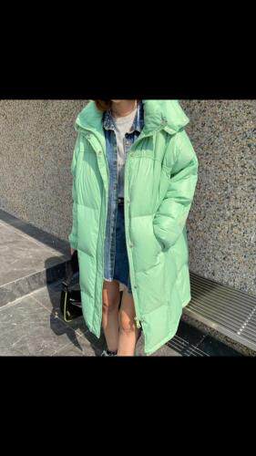 0907长款羽绒服90绒SML，女装羽绒服，尚映