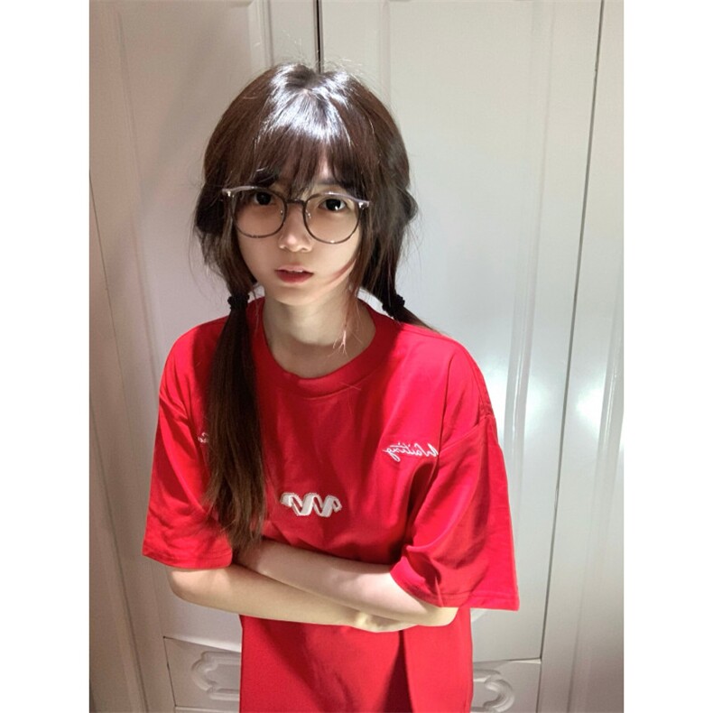 H0963-P35原版全刺绣内里铺布220克包边拉肩休闲短袖T恤,女装T恤,星座617A-2