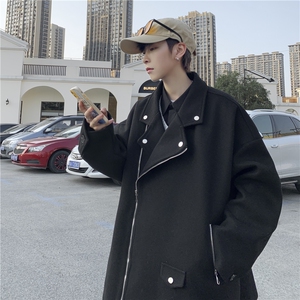 港风男毛呢夹克外套男女潮流韩版宽松 星座812-F352-P108图片