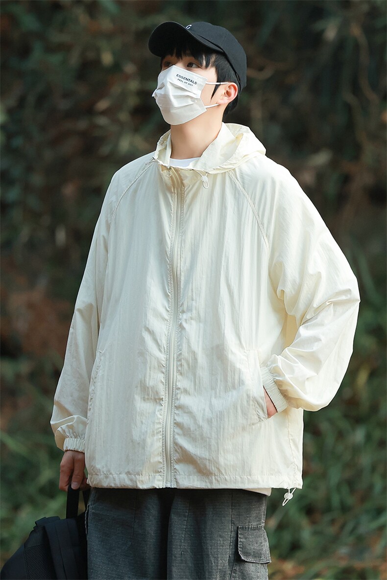 防晒衣男夏季薄款UPF50+防紫外线皮肤衣男宽松钓鱼防晒服2360-P35,男装防晒衣,星座1403A