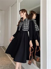 秋冬连衣裙补单，女装连衣裙，红 日