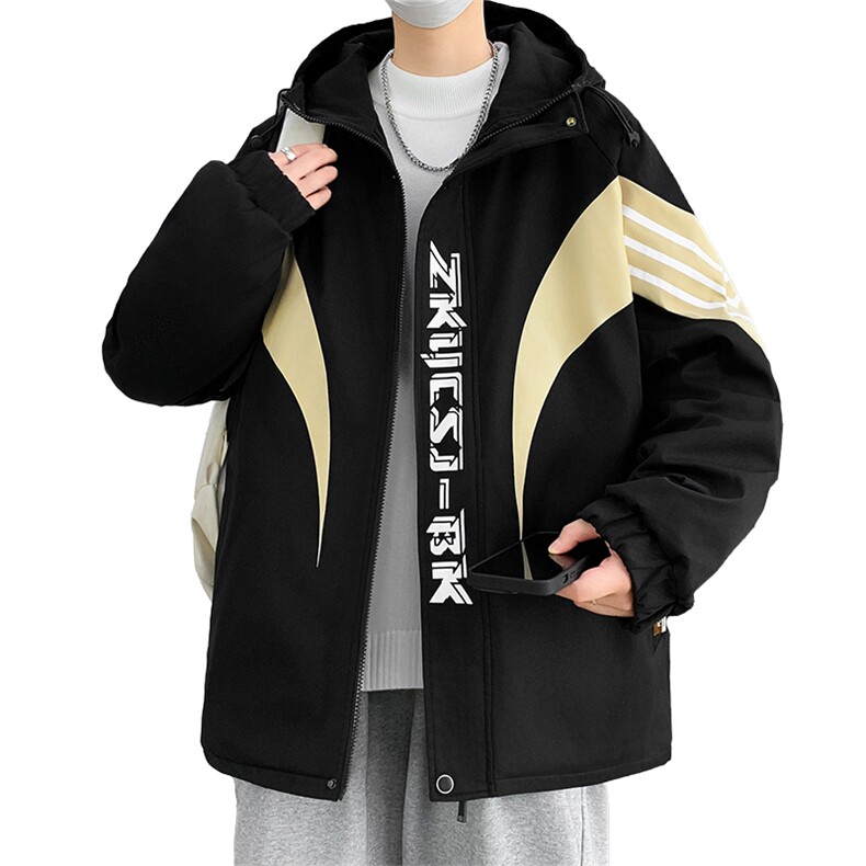 男青年休闲工装加绒夹克加绒加厚夹克棉服保暖外套LH6893-P100,男装夹克,星座1105-3