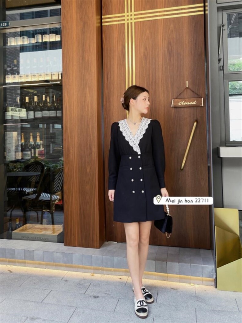 秋季连衣裙，女装连衣裙，美巾涵