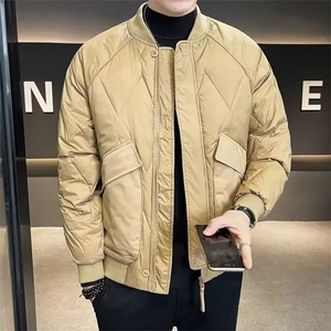 春秋季新款男士立领夹克简约高级棉衣外套时尚MY615-P86图片