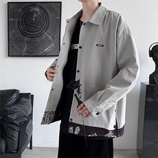 潮流夹克潮男春季假两件外套J247P57，男装夹克，星座1116-2