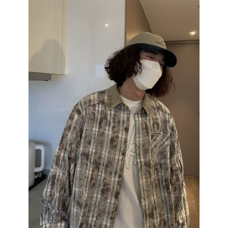 1506/QJ050/P49春秋痞帅外套男ins高街潮牌港风原宿风韩版宽松,女装短外套,星座1506