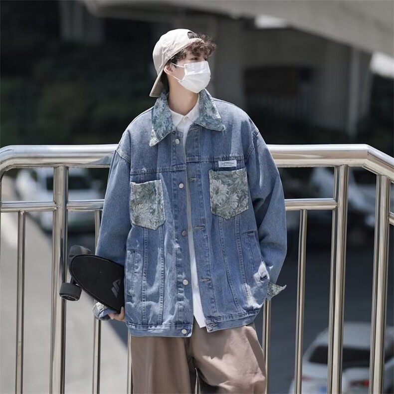 男秋季2023新款长袖夹克外套MJ62P46图片