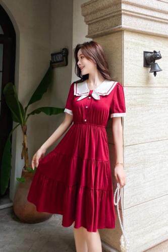 不挑人收腰连衣裙，女装连衣裙，百变诱惑