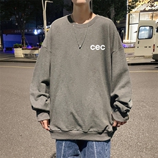 S6294-P28秋季圆领卫衣男大码韩版宽松长袖外套，男装卫衣，电商A040