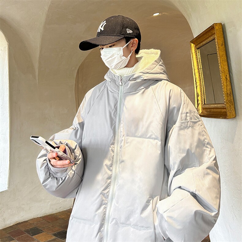 控128加绒面包服男大码羊羔毛棉衣男MY16332-P100,男装棉衣,电商A040