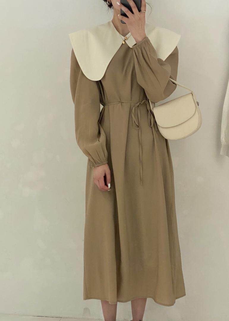 可脱卸两件套连衣裙，女装连衣裙，驿谷