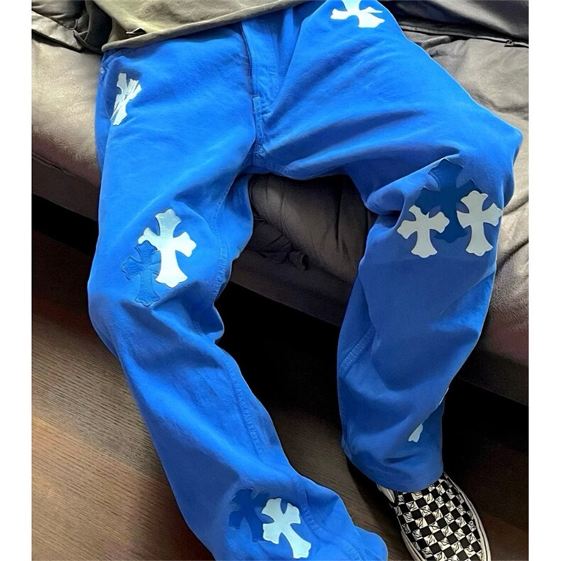 复古高腰牛仔裤女春季辣妹高街设计感宽松显瘦窄版直筒裤N7048,男装牛仔裤,星座1116A（原606A-3）
