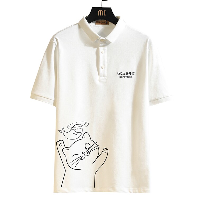 PL57133-P35翻领短袖polo衫男大码胖子半袖t恤男有领保罗衫,男装Polo衫,电商A040A