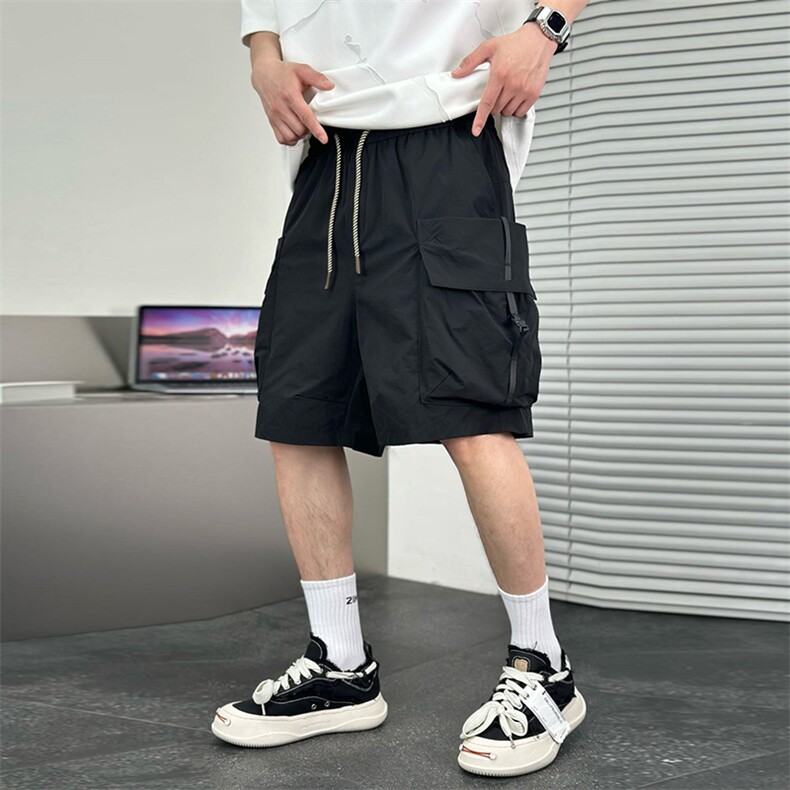 大口袋美式机能工装短裤男宽松运动休闲裤A329-K938-P48,男装牛仔裤,电商A329