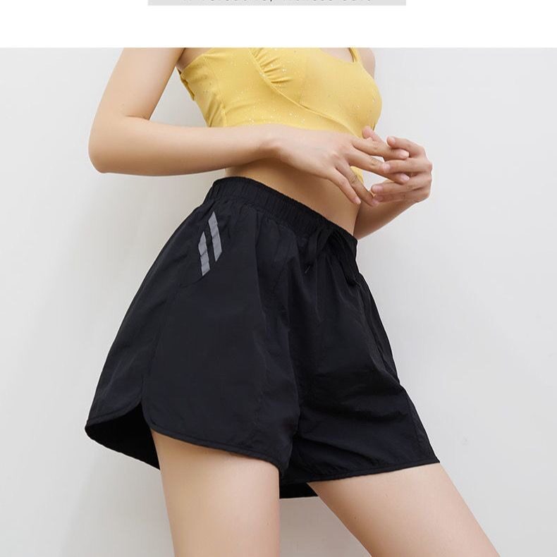 多巴胺穿搭运动短裤女防走光瑜伽裤跑步休闲夏季薄款外穿速干裤透,女装休闲裤,星座1210-1