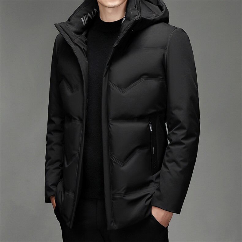 CK78120钱塘2020-2冬季厚款新款商务休闲中年男士羽绒服P190图片