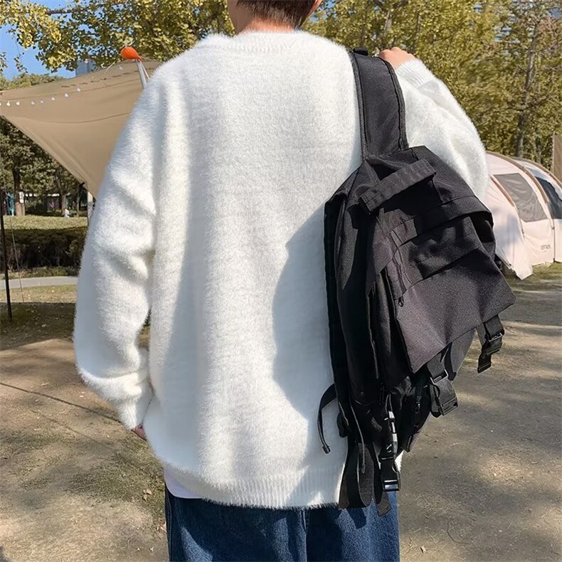 美式街头设计感圆领毛衣男慵懒风休闲针织衫MY26P58,男装针织衫/毛衣,星座1116-2