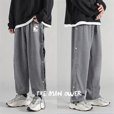 2022春季新款港风休闲裤男卫裤宽松九分裤运动裤男长裤DK15P40，男装休闲裤，电商A086