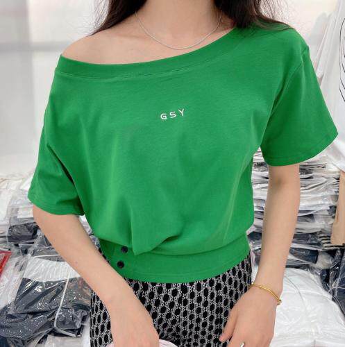 夏季新款，四色可选，一字肩多功能穿搭，女装，歌诗缘