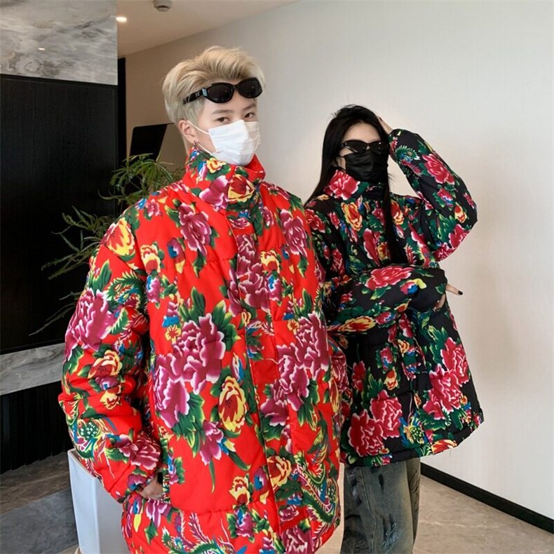 【有货】DMY36-P75东北网红炸街痞帅休闲男女同款过年战袍棉衣,男装棉衣,星座603-2