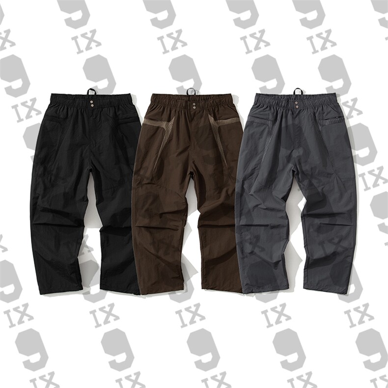 9IX蓝朋友/秋季新款轻户外机能防水速干工装裤拼接休闲裤男PB-587，男装工装外套，电商基地S007