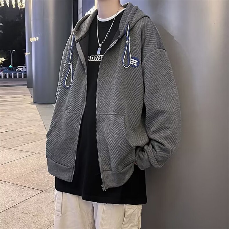 冬季外套男士连帽宽松上衣服韩版潮流男装AW601P40,男装夹克,星座1116-2