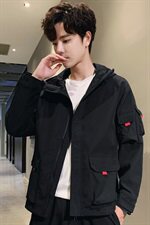 男连帽工装夹克外套5032-1_1906P70，男装夹克，星座1516-1
