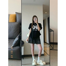 T0691-P25男女同款可搭情侣潮纯棉印花短袖，男装T恤，星座617A-2