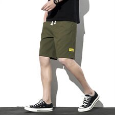 2021夏季港风ins宽松大码多口袋五分裤工装短裤男D，男装休闲裤，星座1712