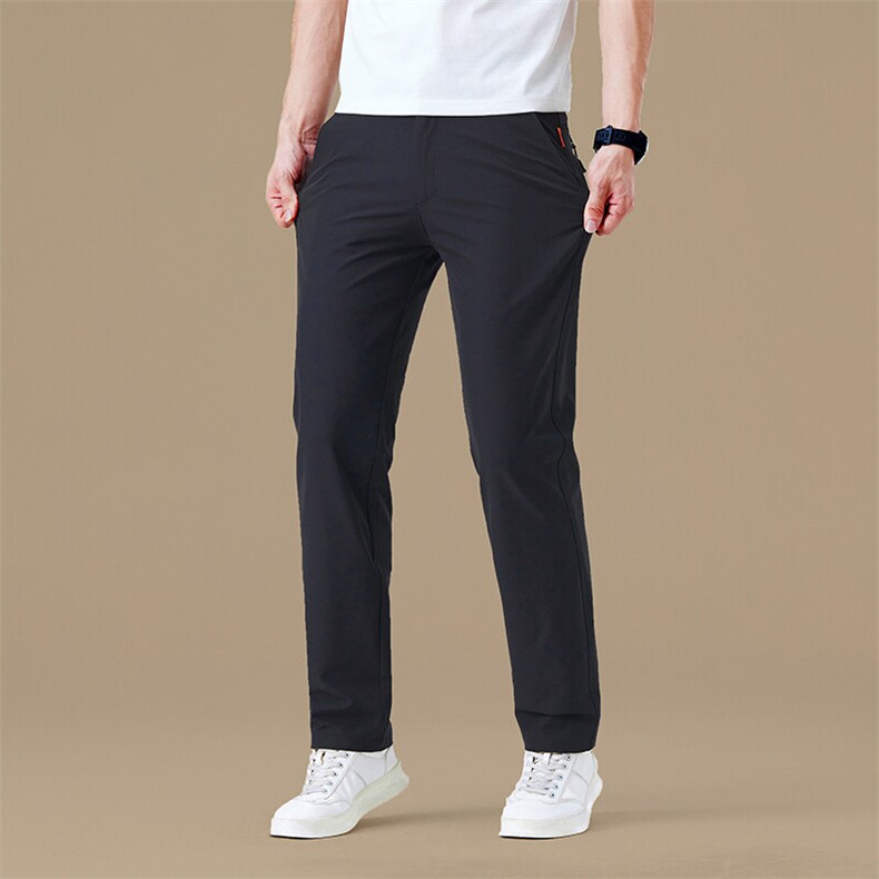韩版薄款弹力休闲裤男士修身小脚商务西裤子潮流百搭外穿长裤，男装西裤，星座914