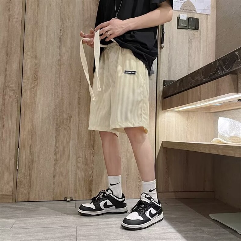 2024夏季男新款雪尼尔薄款短裤宽松五分裤青年休闲短裤男8889,男装牛仔裤,星座1116A-2（原606A-1）