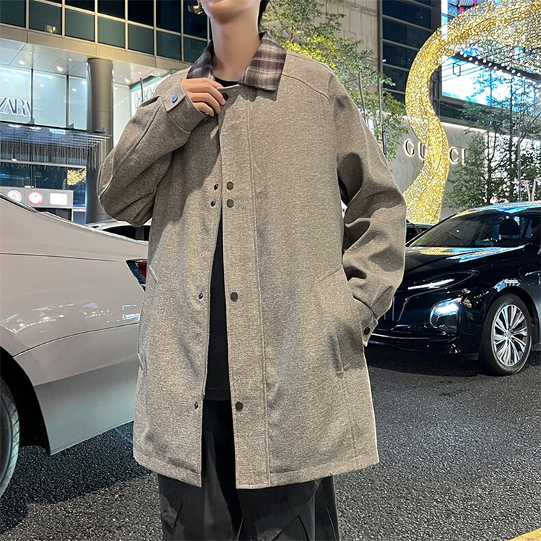 秋季现货大码宽松休闲外套8569-P80控169大码元,男装风衣,星座209