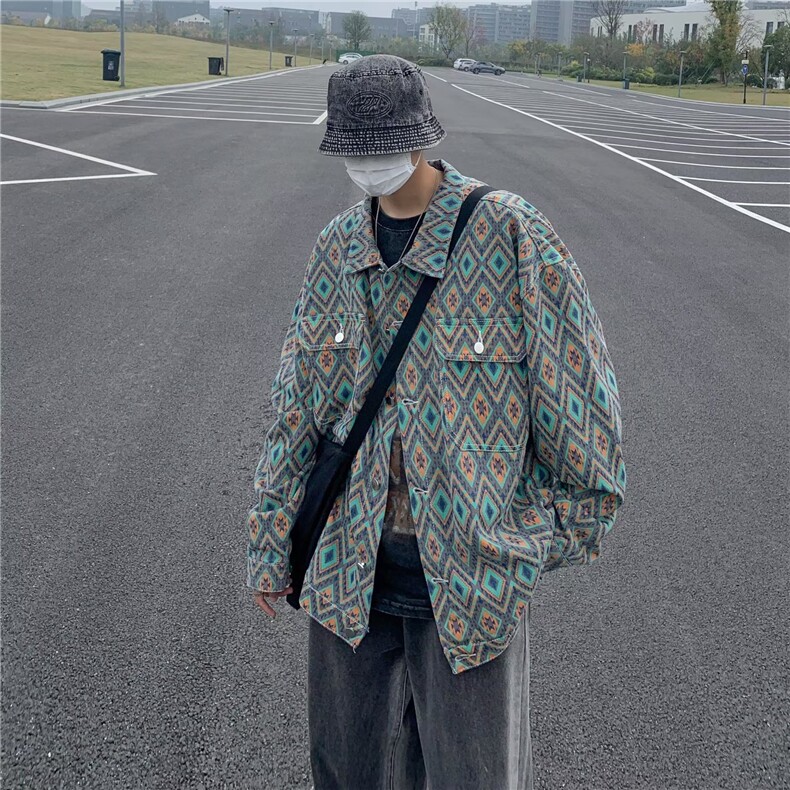 秋季青春流行男夹克文艺潮外套W038P65,男装夹克,星座1116-2