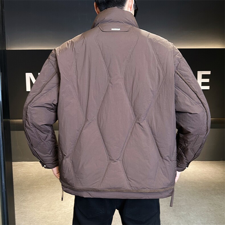 90标新款冬季包边设计菱格轻薄羽绒服保暖时尚外套YR5662-P279,男装羽绒服,电商D342