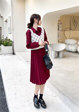 两件套连衣裙，女装连衣裙，琴菲儿