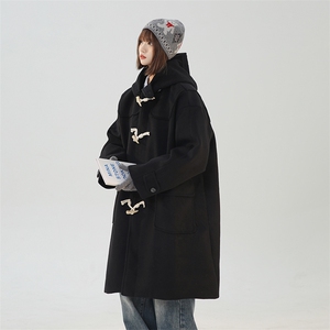 N906P158高端毛呢外套秋冬高级感学院风复古时尚氛围感长款大衣,男装毛呢大衣,电商A170