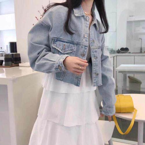 韩版百搭牛仔衣，女装，FST