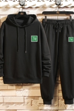 TL8058-P80连帽卫衣套装男运动套装两件套砖墙挂拍，男装卫衣，电商A040A