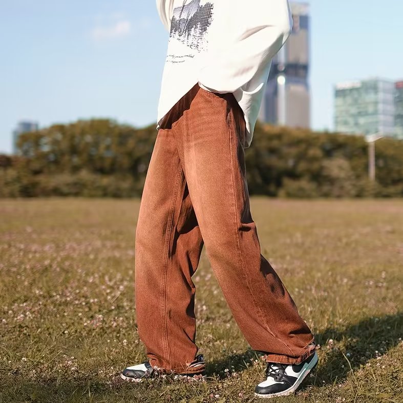 牛仔裤男秋季潮大码休闲裤子高街N5005P45,男装牛仔裤,星座1116-2