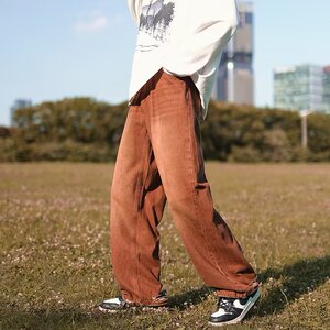 牛仔裤男秋季潮大码休闲裤子高街N5005P45图片